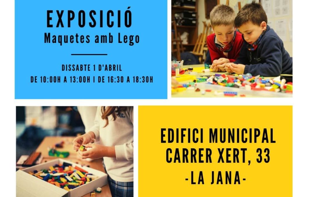 Les maquetes de Lego de ‘Construeix Valors’, demà a La Jana