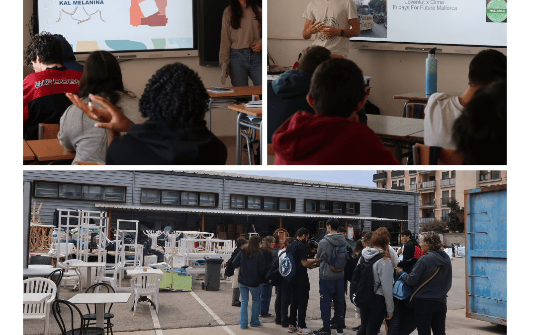 El alumnado del IES Josep Sureda y Blanes conoce agentes sociales locales que ya están transformando el territorio