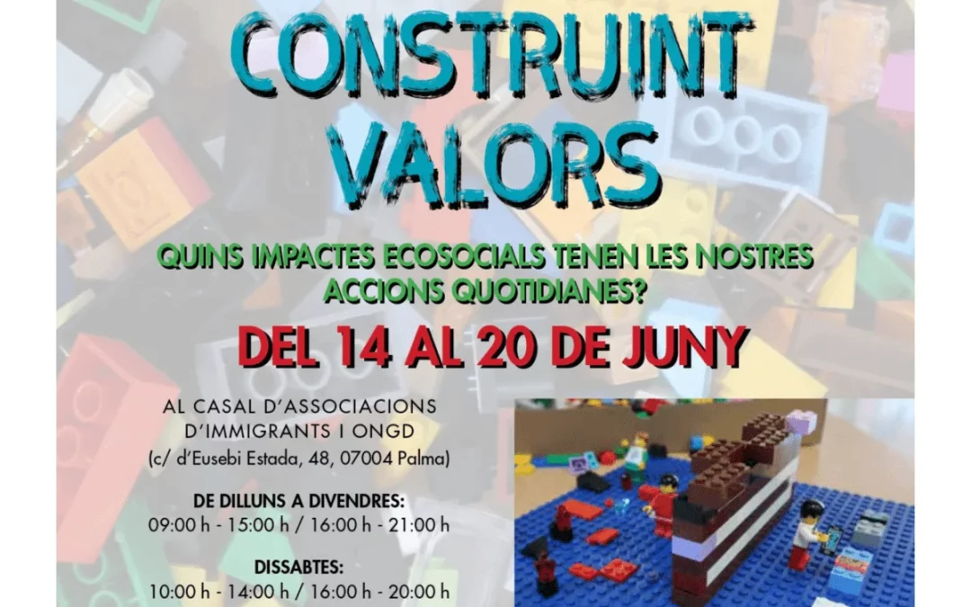 La exposición educativa de ‘Construye Valors’ se estrena en el Casal de asociaciones de inmigrantes y ONGD