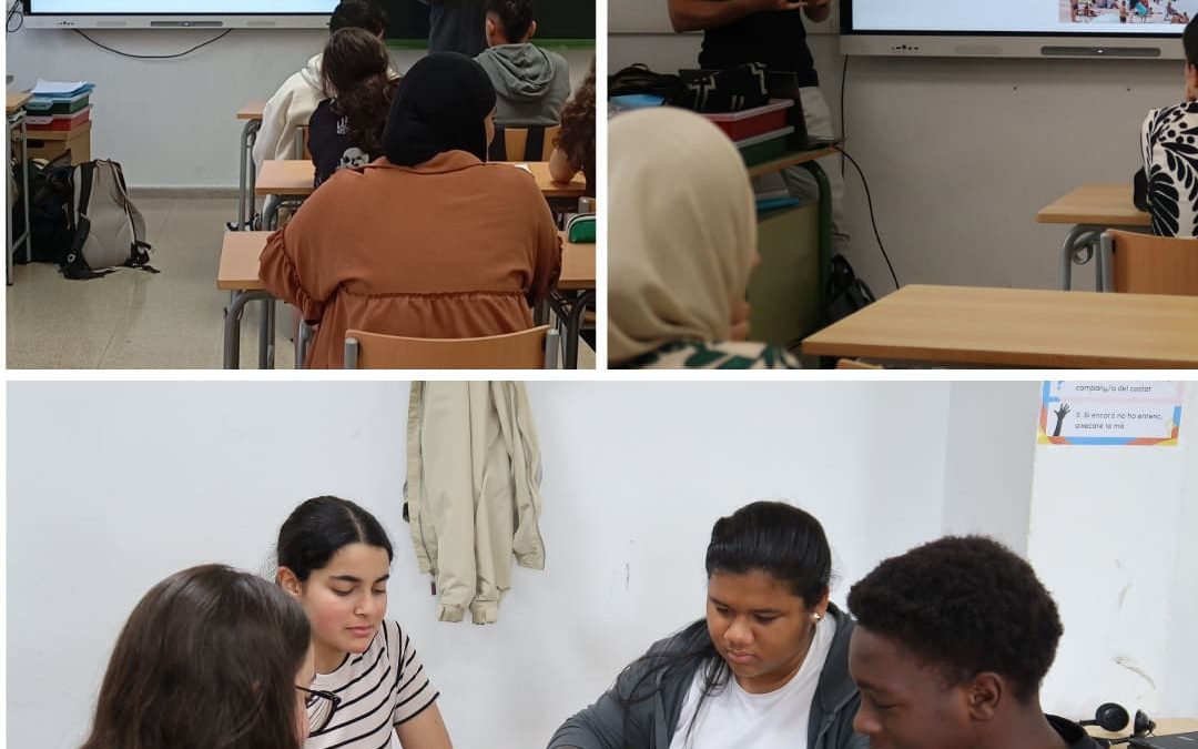Conectando la acción local con los retos globales: el alumnado del IES Josep Sureda i Blanes entrevista a Juventud por el Clima y Kal Melanina