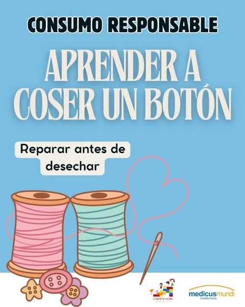 Consum responsable: Aprendre a cosir un botó