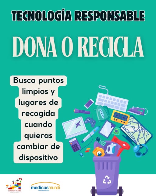 Tecnologia responsable: Reciclar dispositius electrònics