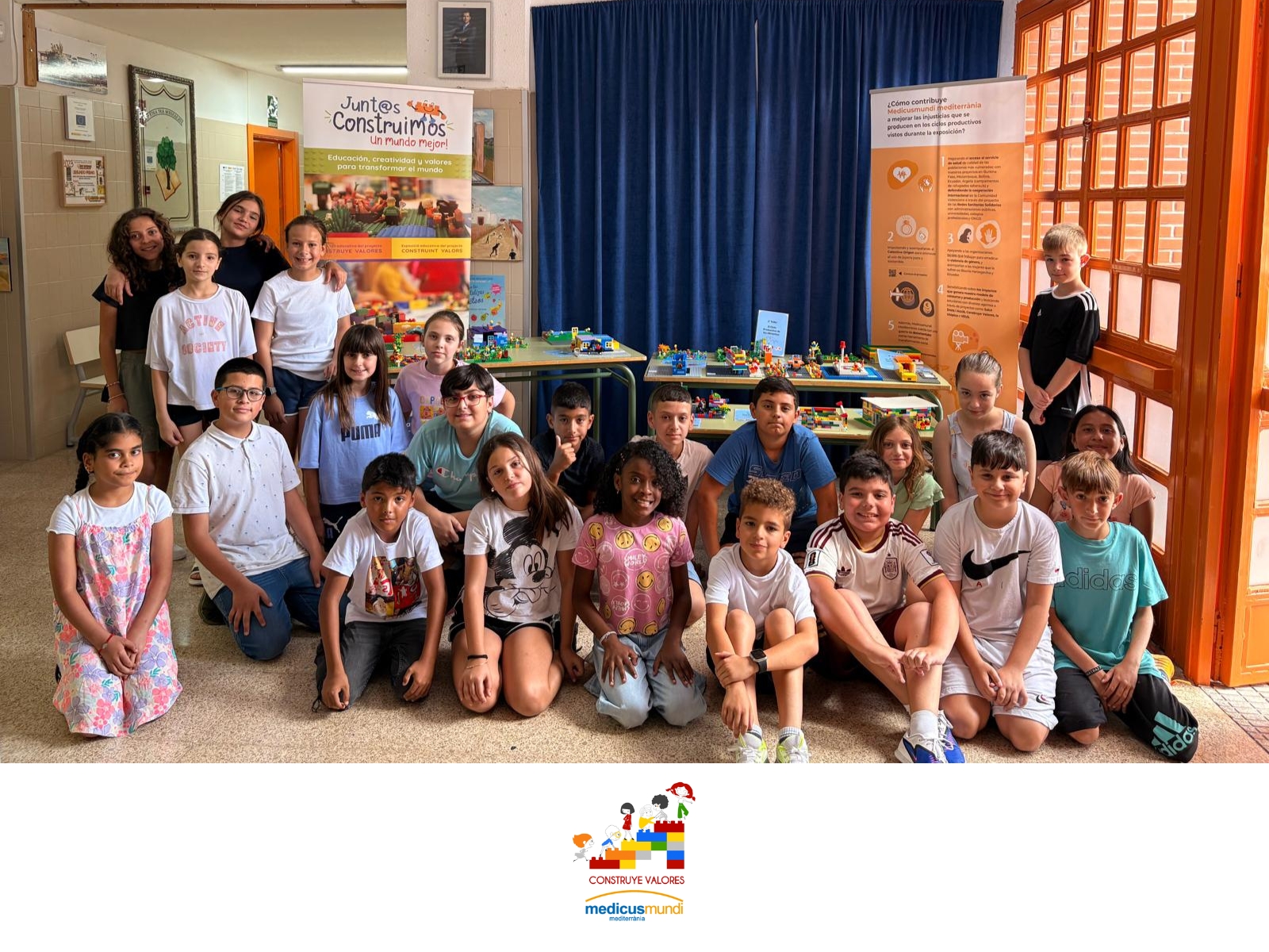 Construint Valors arriba al CEIP Nuestra Señora de Monserrate per a descobrir el viatge dels aliments del camp a la taula